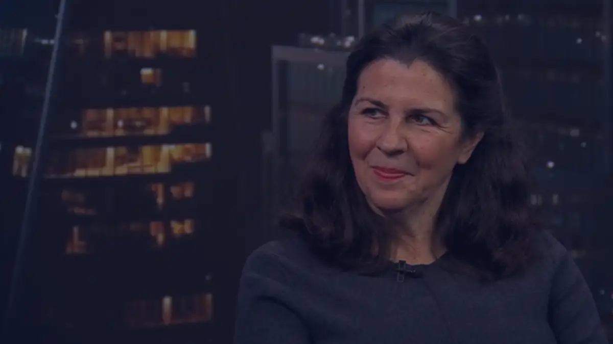 Image of the Commissioner on the Off the Agenda podcast.