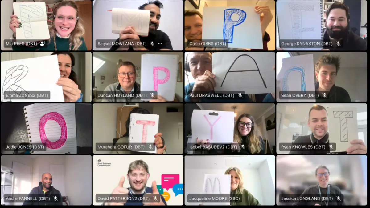 A photo of the OSBC and DBT teams