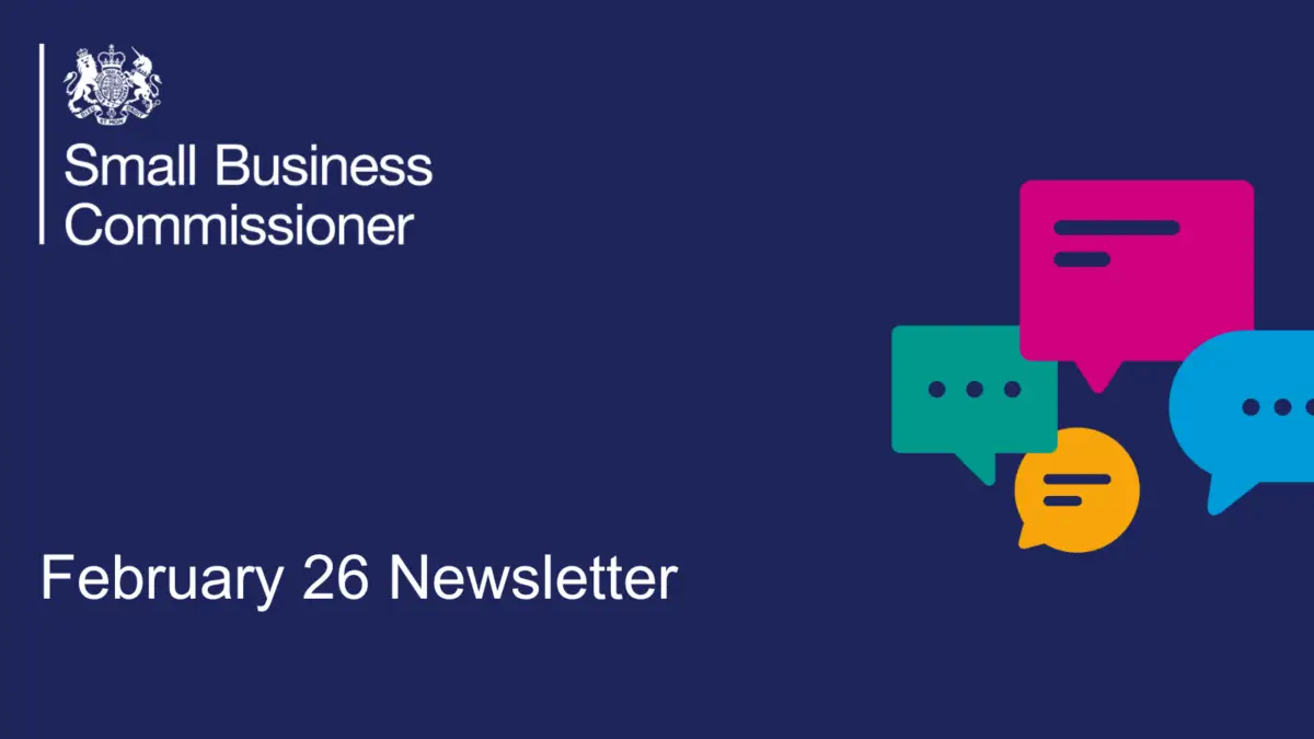 Graphic reads: February 26 Newsletter