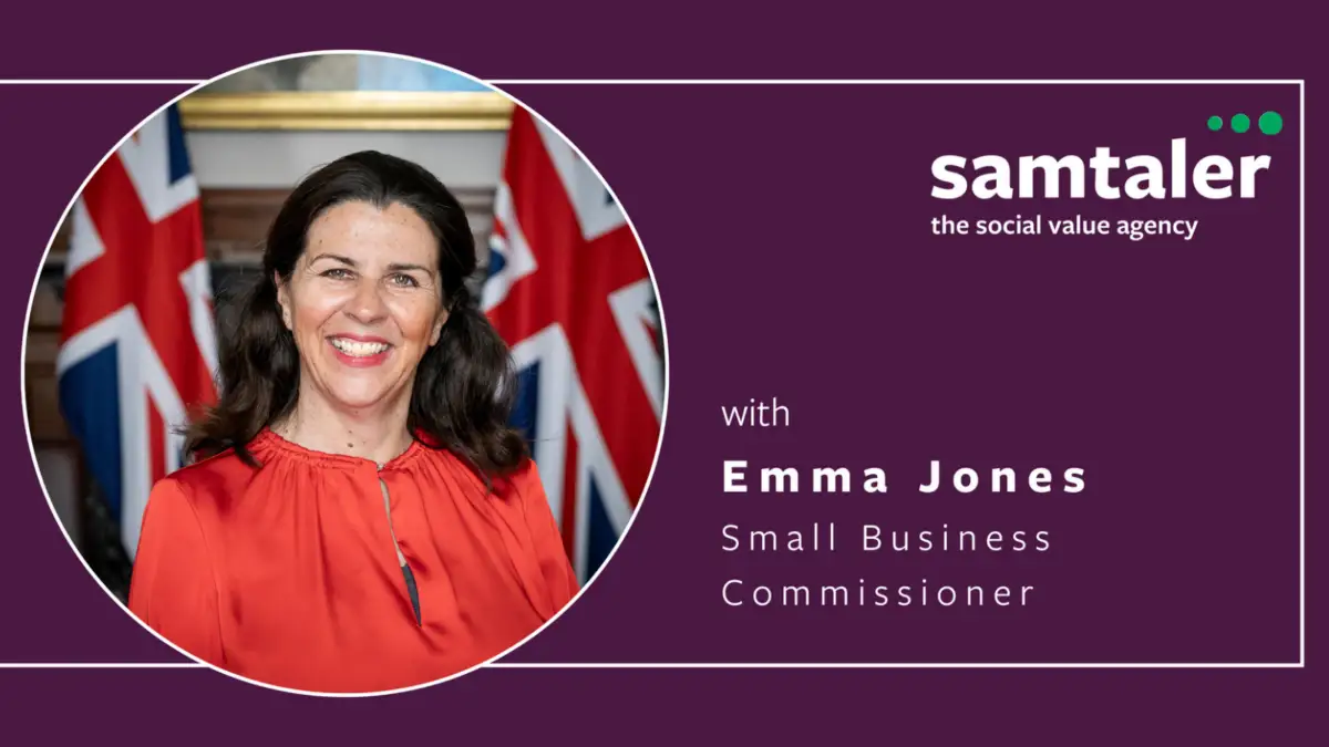 Graphic for the Commissioner's Samtaler session.