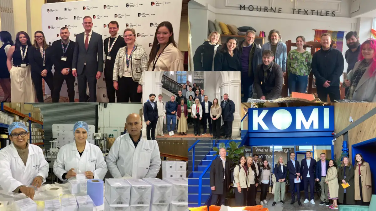 Collage of the Commissioner at engagement events