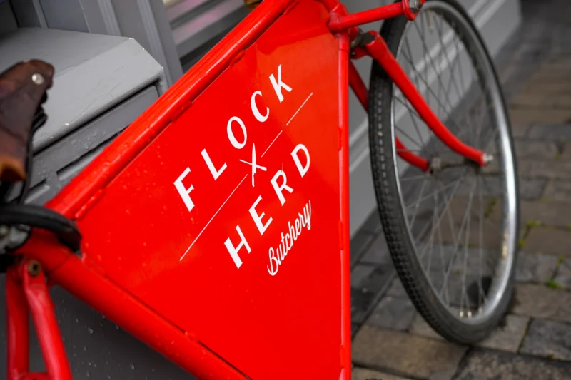 Flock and Herd Butchers logo. This image appears on the Fair Payment Code homepage.